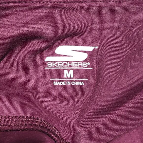 Sketcher Women's Gowalk Hight Waisted Legging Activewear Burgundy Pants Medium - Picture 7 of 9